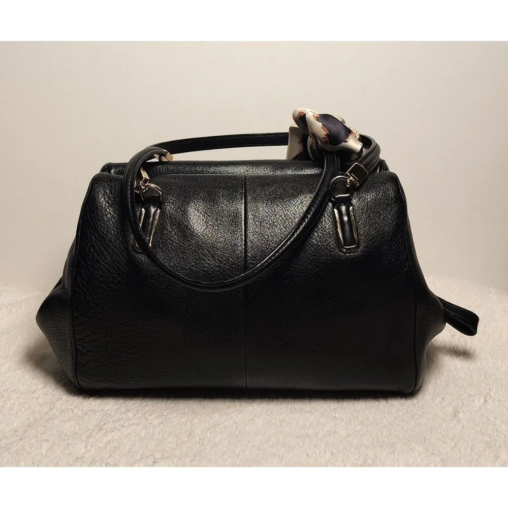 Coach Madison Madeline East/West Satchel 25169 – Black/Gold